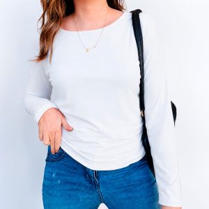 Polera cuello redondo