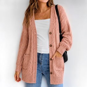Cardigan de lana chic