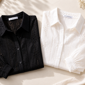 BLUSA CAMISERA BRODIRIE